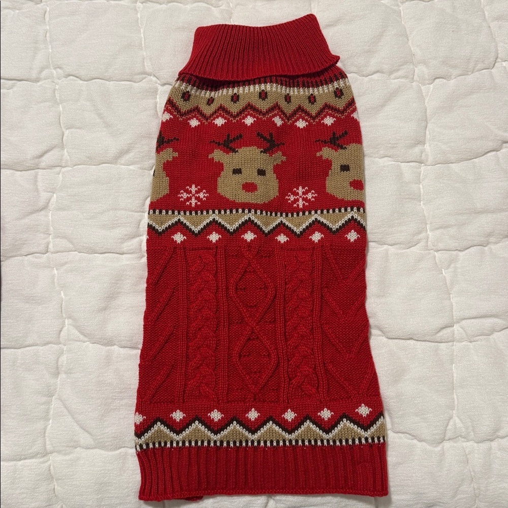 New! Reindeer Dog Sweater
